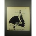 1955 Christian Dior Perfume Advertisement - Parfums Christian Dior