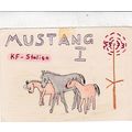 Mustang I KF Station Germany Home Made Postcard...