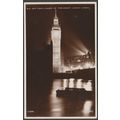 Big Ben at Night, Houses of Parliament, London,...