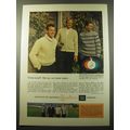 1960 Jantzen Fashion Advertisement - Frank Gifford, Warren Miller and Bud Palmer