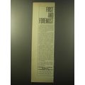 1960 Merrill Lynch Ad - First and foremost