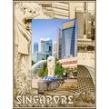 Singapore Laser Engraved Wood Picture Frame Por...