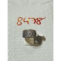 NWT Ring Bomb Party Sz9 RBP Marquise Purple Clu...