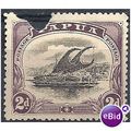 Papua 1908 SG50 2d Black & Purple Mounted Mint ...