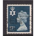 Northern Ireland GB 1990 17p Deep Blue Machin S...