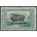 Falkland Islands 1933 SG127 1/2d Black & Green ...