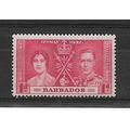 Barbados.SG245 1d Scarlet.Mounted Mint.Nov19