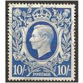 1942 SG478a 10/- Ultramarine Very Fine Used ....