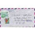Jamaica 1972 Port Antonio to Chicago USA Airmai...