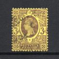 Victoria- 1887-92 - 3d Purple on Yellow (sg202)...