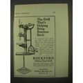 1922 Rockford Sliding Head Drill Ad - Bring Bus...