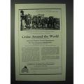 1923 American Express Travel Department Ad - Cr...