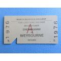 North Norfolk Railway Sheringham-Weybourne Ticket