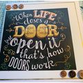 When Life Closes A Door.....