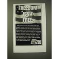 2002 U.S. Army National Guard Ad - Freedom isn't free