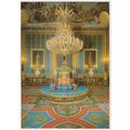 Postcard Palacio Real de Madrid, Spain. Salon d...