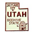 Utah the Beehive State Souvenir Fridge Magnet
