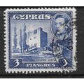 CYPRUS 1942 3pi ULTRAMARINE KOLOSSI CASTLE SG 1...