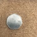 2011 - Table Tennis - 50p Coin - used 1-24