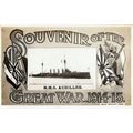 HMS Achilles WW1 Souvenir Of Great War Ship Rea...
