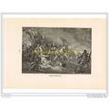 BATTLE OF BUNKER'S HILL, USA, Illustration, c1870