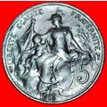 Ⰶ LIBERTY (1897-1921): FRANCE ★ 5 CENTIMES 1913...