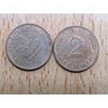 1980j 2 Pfennig Germany Coin