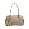 Genuine Leather Women Shoulder Handbag Tote Hob...
