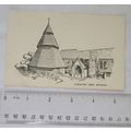 vintage postcard St Augustines Church, Brookland