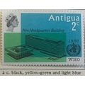 Antigua QEII 1966 WHO 2c Headquarters Geneva Mo...