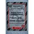 1988 programme Bath City v. Dover Athletic