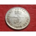 1822 George IV British West Indies 1/8th Dollar...