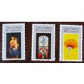 New Zealand 1972 Christmas set 3 mint stamps SG...