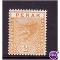Malaysia Perak 1895 2c Orange Sg 63 u/m mint