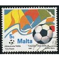 1990 SG 876 - fine used (o) - FOOTBALL