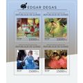 GUINEA 2014 SHEET MNH EDGAR DEGAS ART PAINTINGS...