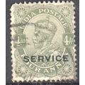 India 1912 - SG O132 - KGV 4a olive (SERVICE) -...
