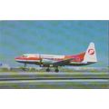 Frontier Commuter Convair CV580 Aircraft Postca...