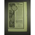 1914 Elgin Watch Ad - Oats and an Elgin