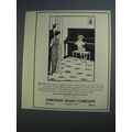 1915 Emerson Piano Ad - From the Student Period
