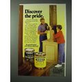 1988 Minwax Wood Finish, Polyurethane Ad - Pride