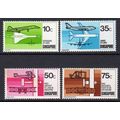Singapore 1978 Aviation set of 4, MNH, SG 339/42