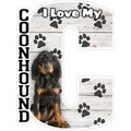 I Love My Coonhound Fridge Magnet