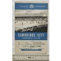 1963 programme Cambridge City v. King's Lynn, C...