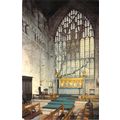 Cartmel Priory The Chancel postcard unused crease