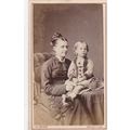 VICT. CDV PHOTO -MOTHER AND CHILD BY H. SPINK, ...