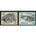 Gibraltar Inventions Europa CEPT 2v 1983 MNH SG...