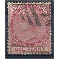 Dominica 1887 SG22 1d Rose Watermark Crown CA F...