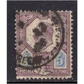 GB 1902 - 13 KEV11 5d Purple & Blue Variety sta...