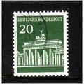 GERMANY 1966 BRANDENBURG GATE BERLIN 20pf GREEN...